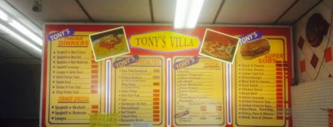 Tony's Villa Pizza