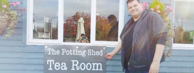 The potting shed tea room