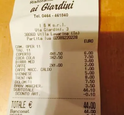 Pizzeria ai Giardini