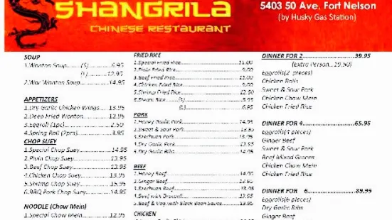 Shangri - La Restaurant