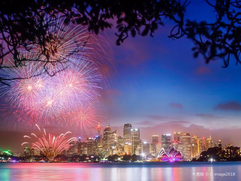 シドニーの新年花火ショー