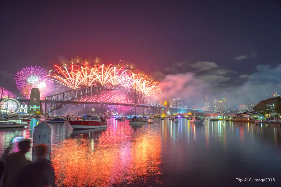 Новый год Fireworks Show in Sydney