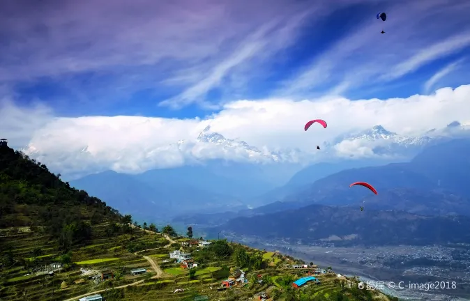 Flug nach Pokhara