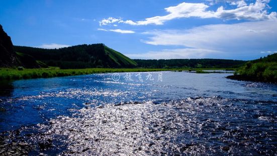 圖1、圖2，是阿爾山的哈拉哈河，在阿爾山森林公園內蜿蜒流淌幾