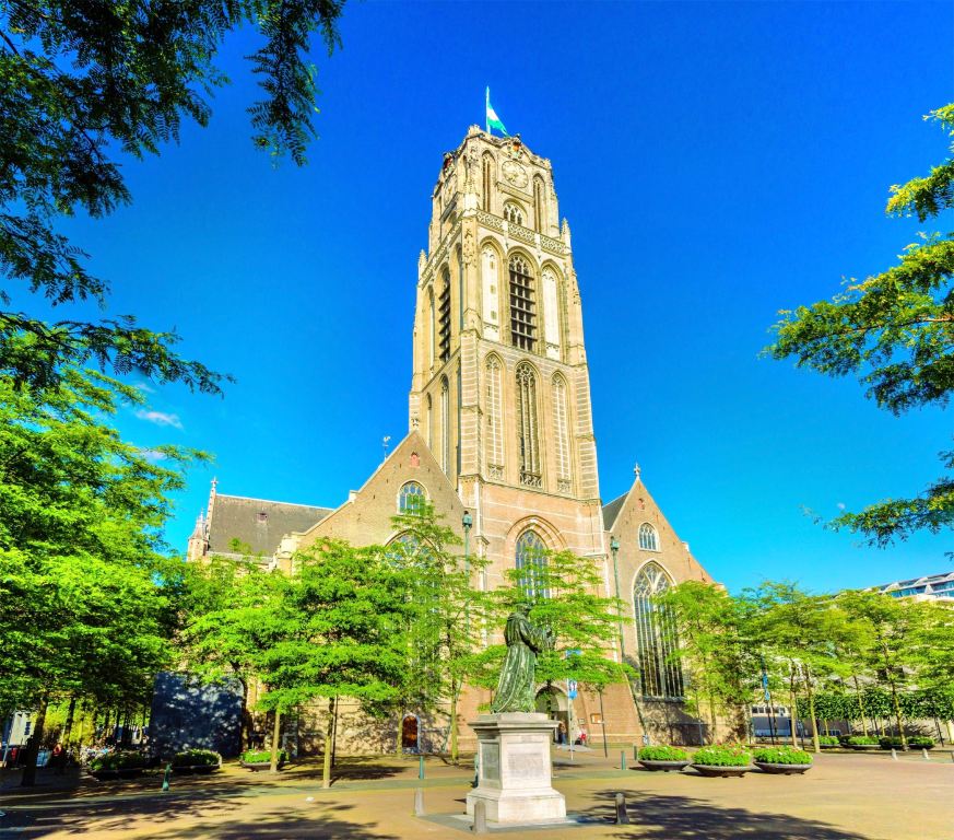 荷蘭鹿特丹聖勞倫斯大教堂+立體方塊屋+市場大廳+小孩堤防