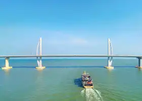 A boat tour of Hong Kong Zhuhai Macao Bridge