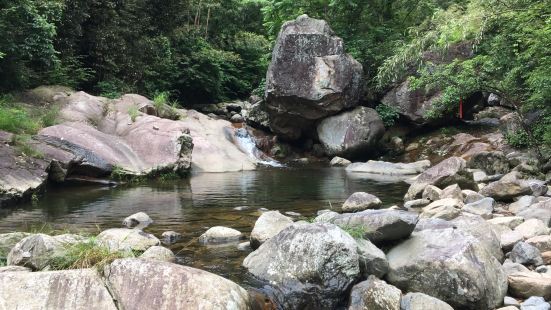 从安吉市区过去要一个多小时，开始进山后就被群山包围，那种感觉