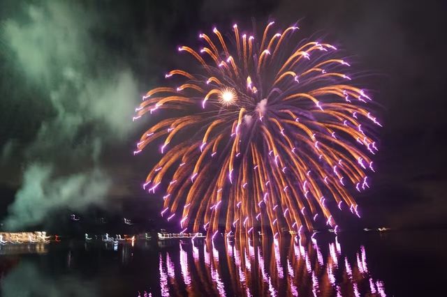 山中湖報湖祭花火大會 | 山中湖村