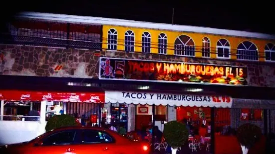 Tacos y hamburguesas el 15