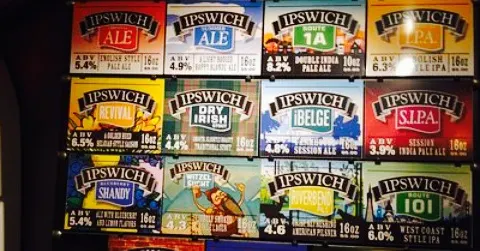 Ipswich Ale Brewer's Table in Ipswich
