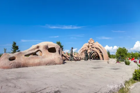 Dinosaur National Geology Park In Jiayin County