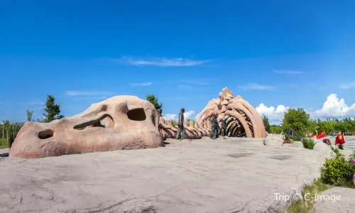 Dinosaur National Geology Park In Jiayin County