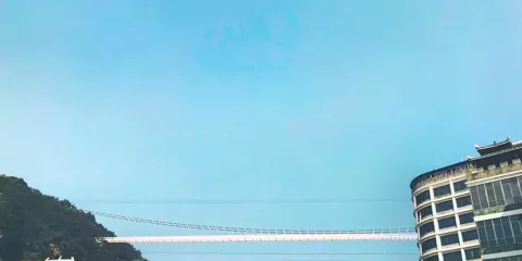 龍門水都玻璃橋