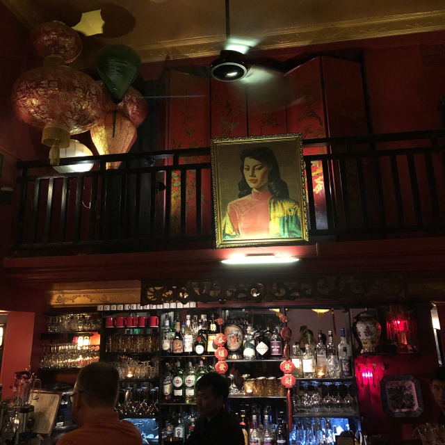 暹粒酒吧街的中國風bar