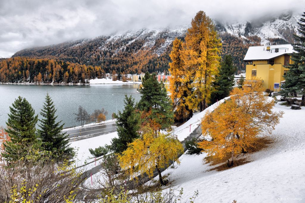 意大利蒂拉諾+瑞士聖莫里茨+聖莫里茲湖一日遊