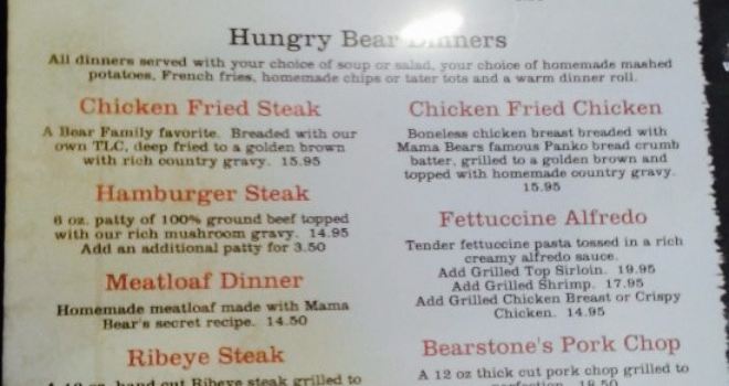 Bearstone Cafe