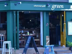 Charcoal Grill Green Bashamichi