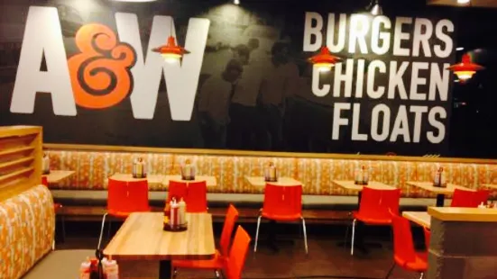 A & W Burgers Chicken Floats