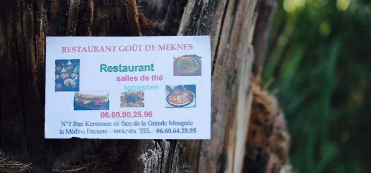 Restaurant Gout de Meknes