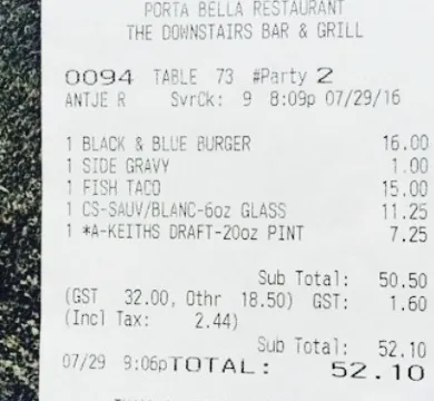 Porta Bella Restaurant