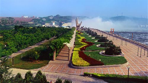 Yellow River Xiaolangdi Scenic Area in Jiyuan