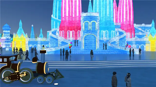 Ice Sculpture Exhibitions in Harbin