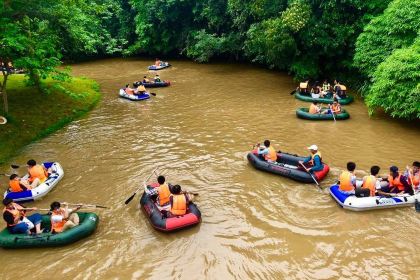 December Garden & Waterfall