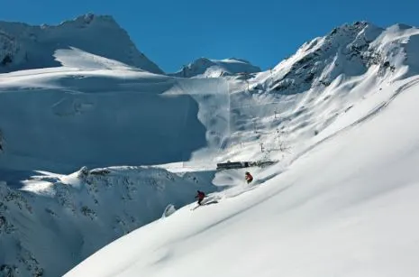 The Magic of Spring's White Ice and Snow with The Hint of Blooming Flowers
