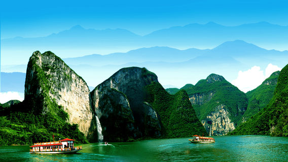 Butterfly Dance Qingjiang · Qingjiang Grand Canyon - Butterfly Rock