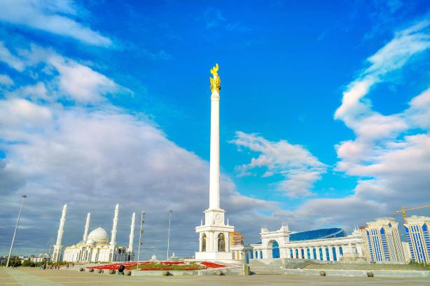 Independence Square and Kazakh Eli Monument