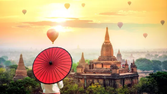 Balloons over Bagan