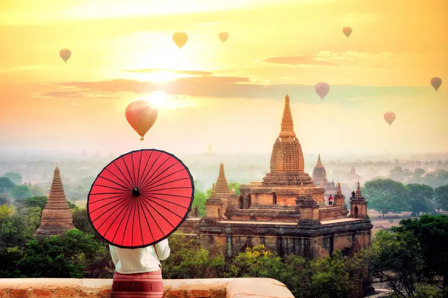 Balloons over Bagan