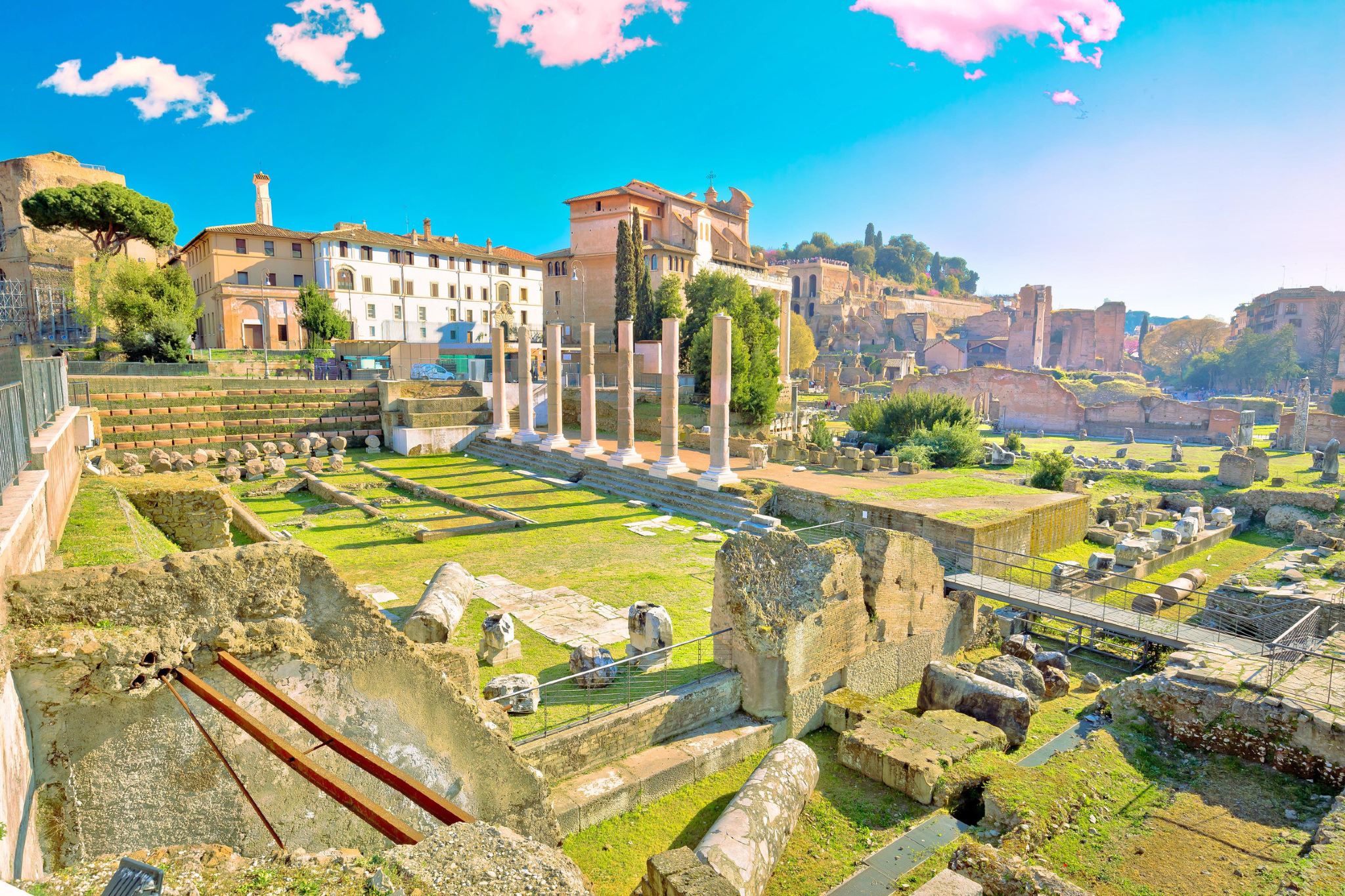 Palatine Hill + Colosseum + Mouth of Truth + Borghese Gallery and Museum + Trevi Fountain