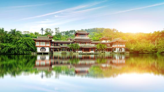 Nanning Private Guided Half-Day Tour Qingxiu Mountain Taohua Island Dragon Elephant Pagoda Millennium Cycad Garden Guanyin Temple