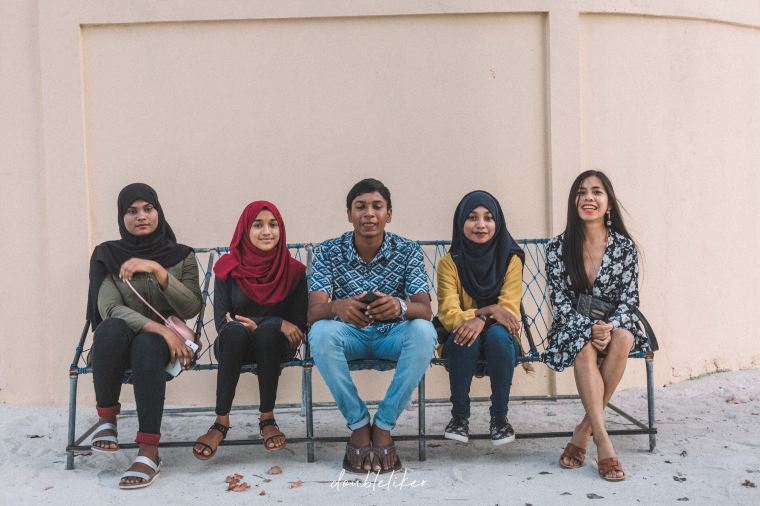 Locals in Maafushi