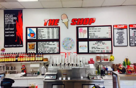 Ice cream shop