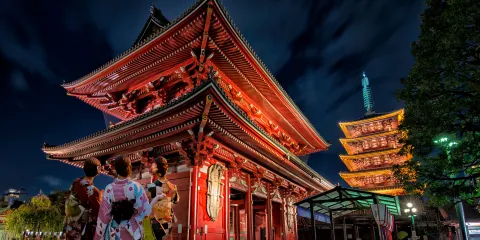 日本東京淺草寺+皇居+東京晴空塔+銀座一日遊【中文包車】