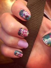 Wild Orchid Nails