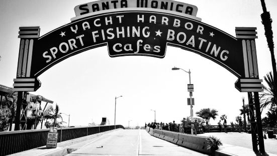 Santa Monica Beach is located 