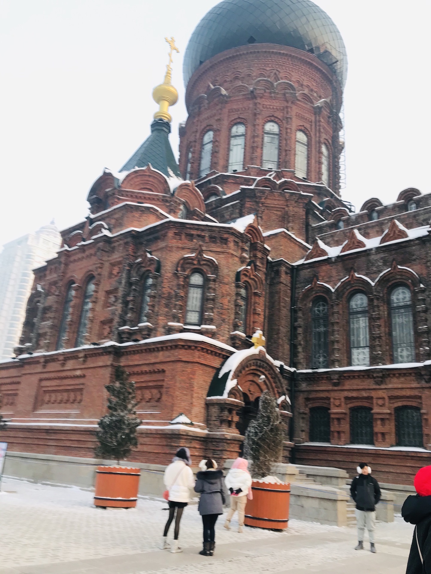 38％割引ホワイト系女の子向けプレゼント集結 水彩画 原画 ハギアソフィア大聖堂（ハルビン） 絵画/タペストリ 美術品ホワイト系OTA.ON