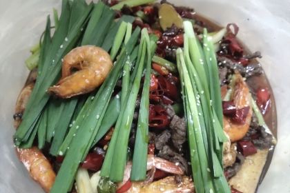 溢香園牛肉爆大蝦(沿河街店)