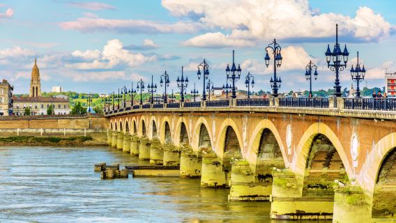 Girondin Monument, Pont Pierre, and Place de la Bourse one-day tour from Bordeaux