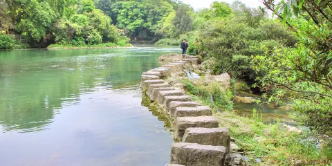 花溪公園-百步橋