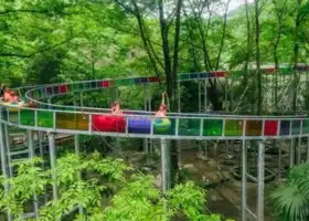 Colorful Glass Rafting in Daweishan Valley