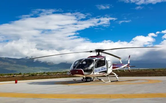 麗江直升機空中游覽基地探秘玉龍雪山體驗成人
