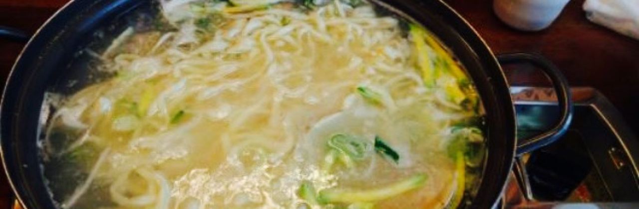 Baekhap Noodles Soup