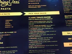 StringOzzi Pasta Mooloolaba