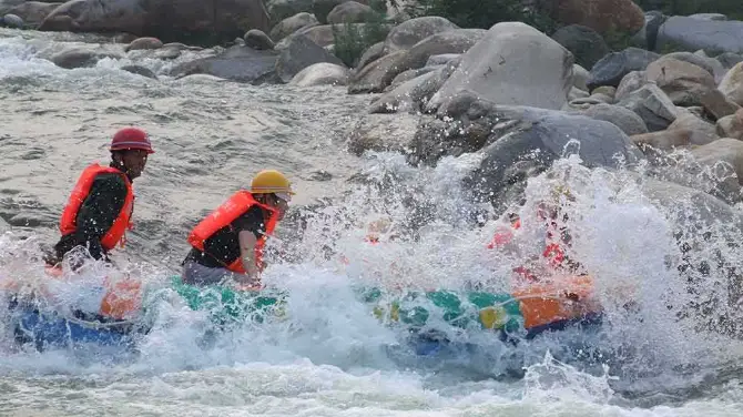 First Draftage of Zhashui Canyon