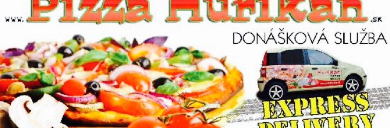 Donášková delivery služba Pizza Hurikán