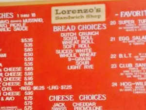 Lorenzo's Sandwich Shop